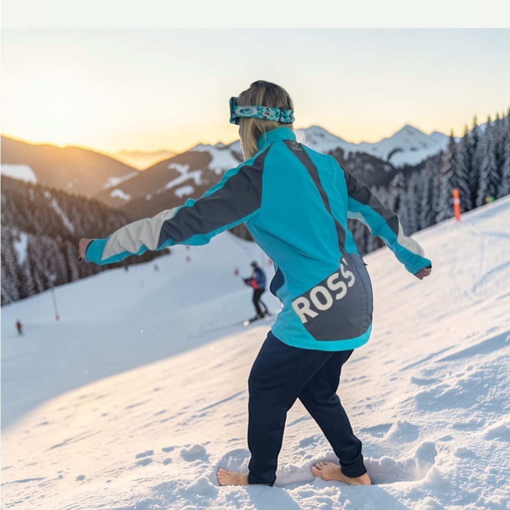 Rossignol Women's Aqua and White Ski Jacket